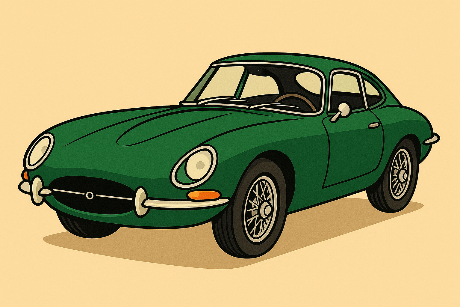 Green Ferro Car