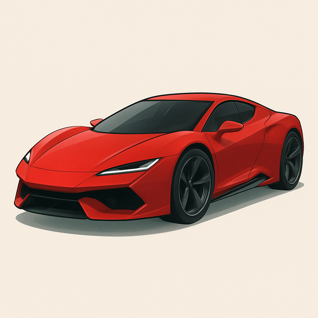 Red Ferro Car